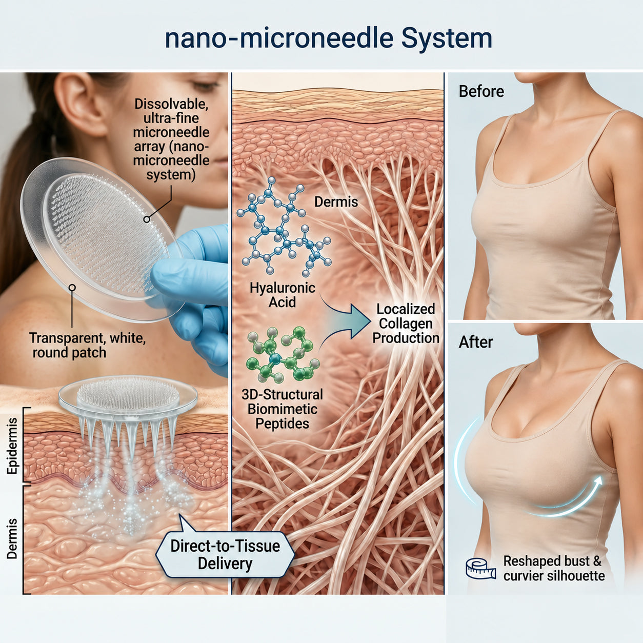 💥 Ultimate Edition, Limited-time Sale 💥Targeted Breast Enhancement Advanced Nano Microneedle Patch