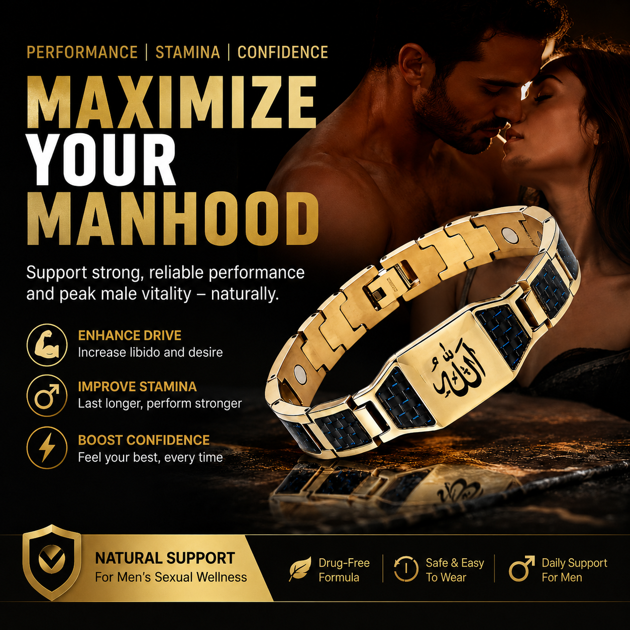 🍅Ares Chain——Men’s Strength & Vitality Chain🍆Upgrade Your Energy, Style, and Confidence-B01