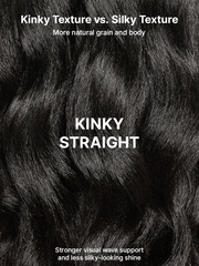 Luvme All-Day Comfort™ HD lace wig with layered kinky body wave and straight parting, 7x6 closure, natural-looking pre-cut lace.