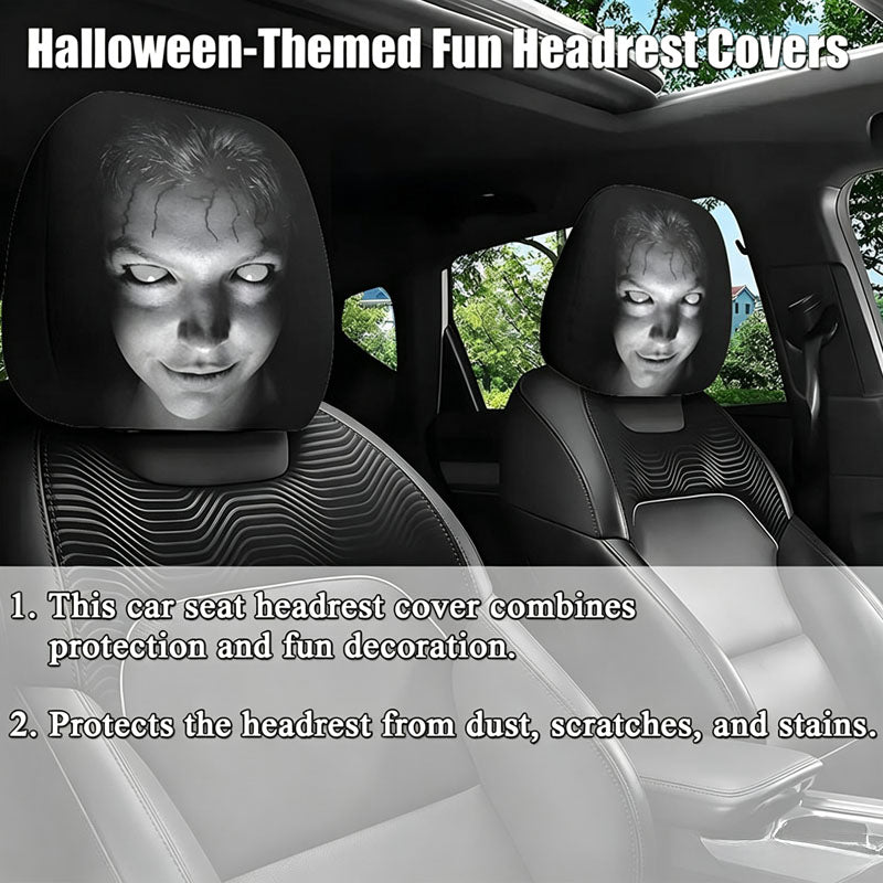 Spooky Halloween Car Decor Covers