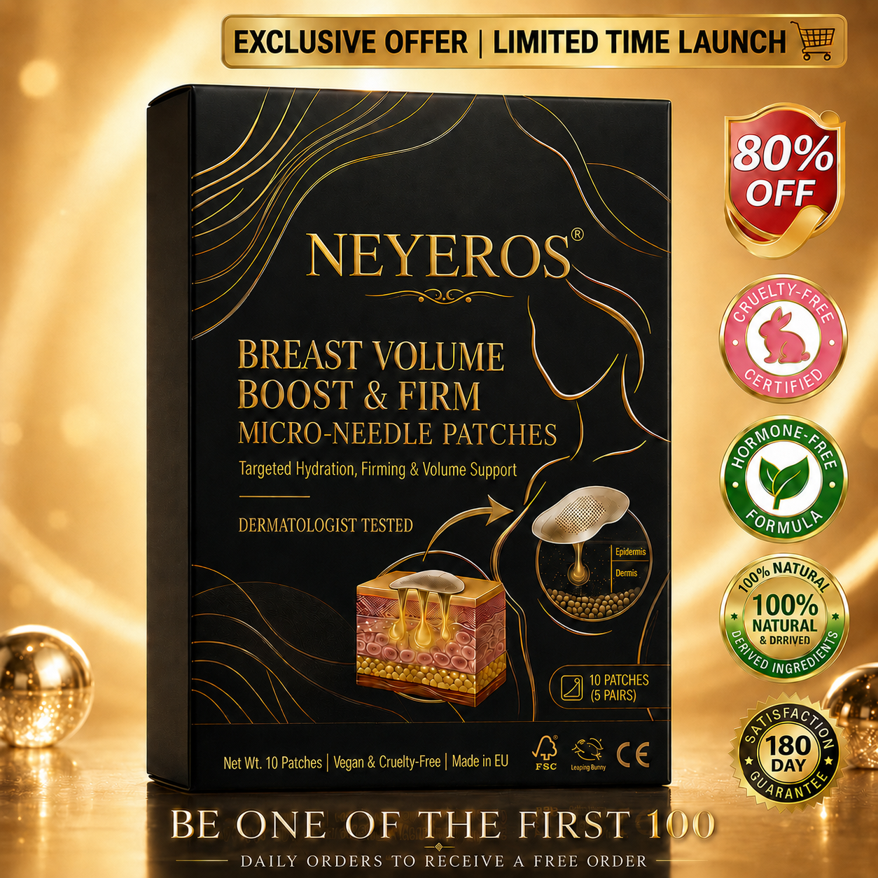 💥 Ultimate Edition, Limited-time Sale 💥Targeted Breast Enhancement Advanced Nano Microneedle Patch