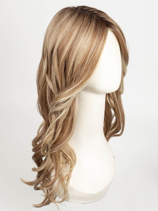 RL14/22SS SHADED WHEAT | Dark Blonde Evenly Blended with Platinum Blonde with Dark Roots