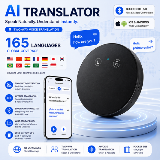 🔥 Real-Time Two-Way Voice Translator with Multi-Language Support