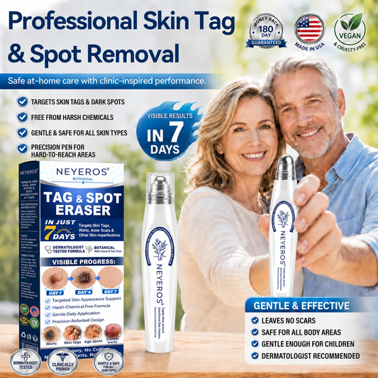 🏥👩‍⚕️NEYEROS®✨ 𝟕-𝐃𝒂𝘆 𝐒𝗸𝐢𝐧 𝐓𝒂𝗴 & 𝐒𝐩𝙤𝐭 𝐄𝐫𝒂𝐬𝙚𝐫 𝐏𝐚𝐢𝐧𝐥𝐞𝐬𝐬 & 𝐒𝐜𝐚𝐫-𝐅𝐫𝐞𝐞 𝐀𝐝𝐯𝐚𝐧𝐜𝐞𝐝 𝐈𝐦𝐩𝐞𝐫𝐟𝐞𝐜𝐭𝐢𝐨𝐧 𝐑𝐞𝐦𝐨𝐯𝐚𝐥 𝐑𝐨𝐥𝐥𝐞𝐫𝐛𝐚𝐥𝐥 𝐏𝐞𝐧