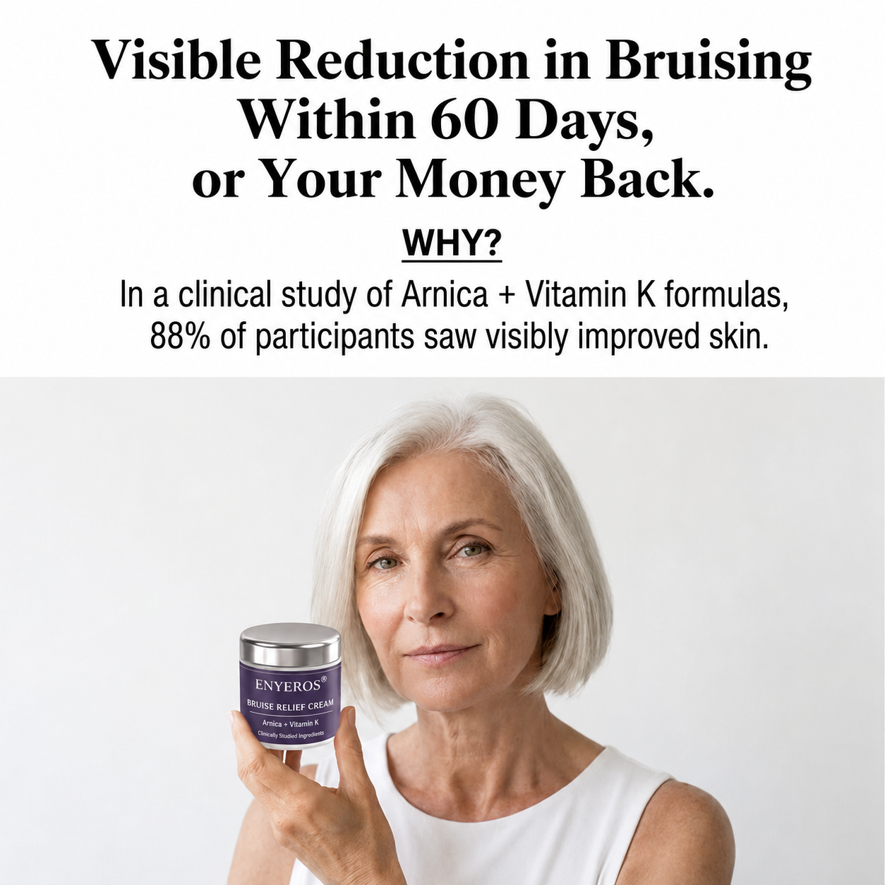 💜 100,000+ UNITS SOLD 💁‍♀️ – ENYEROS® Bruise Relief & Skin-Strengthening Cream