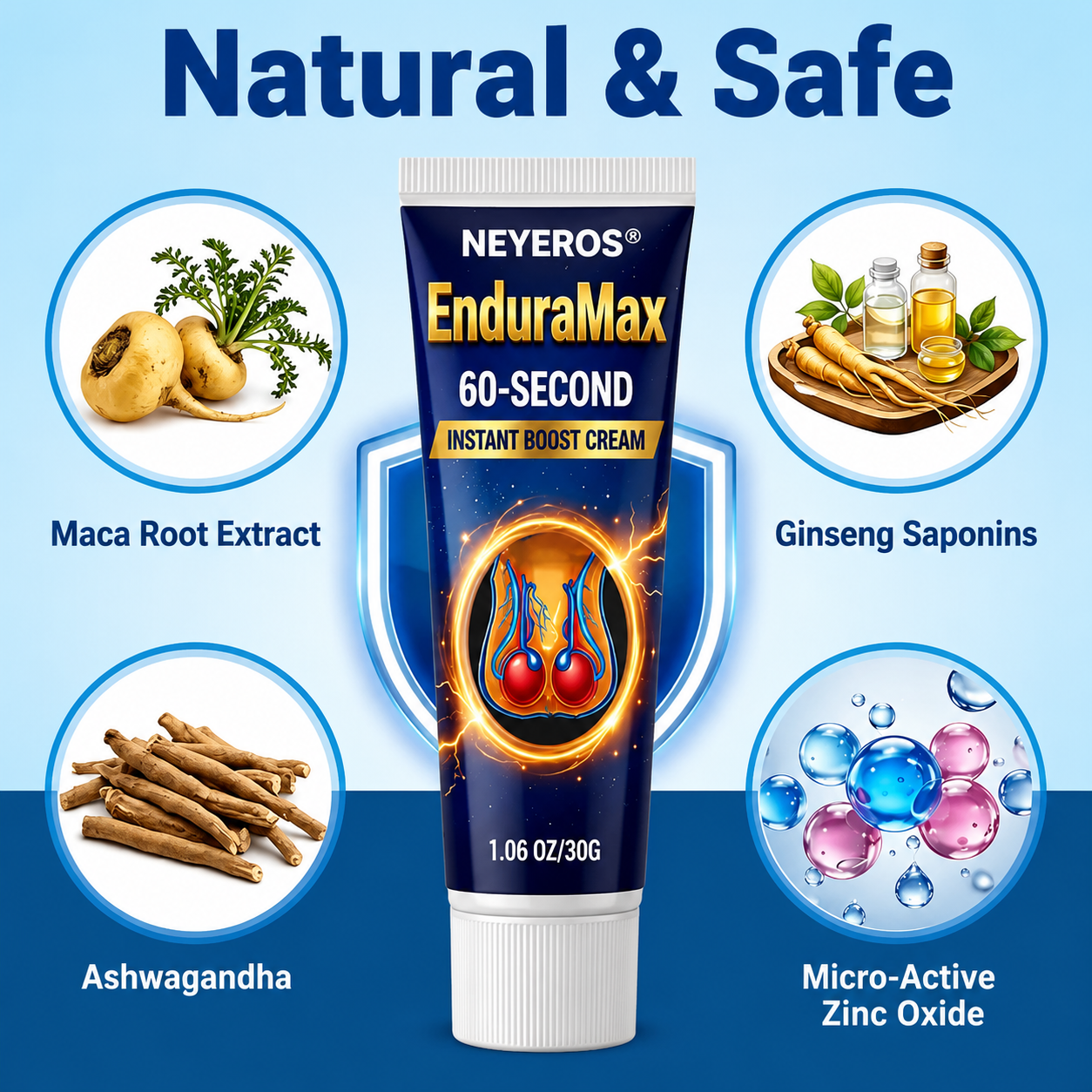 NEYEROS® Exon-Max 60 Instant Erection Cream