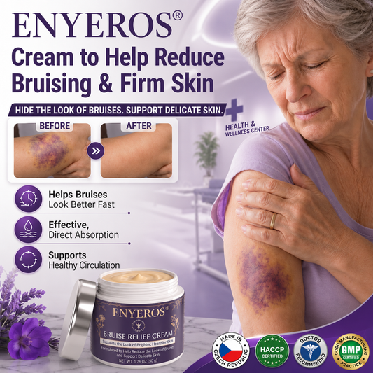 💜 100,000+ UNITS SOLD 💁‍♀️ – ENYEROS® Bruise Relief & Skin-Strengthening Cream