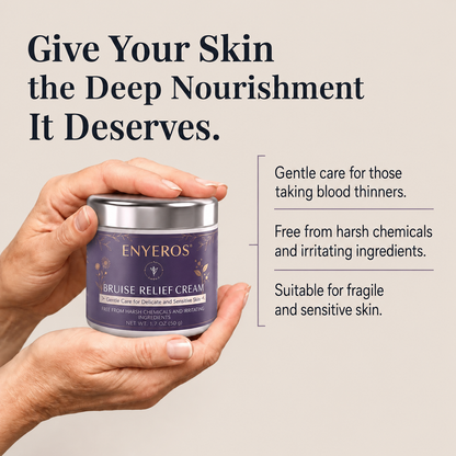 💜 100,000+ UNITS SOLD 💁‍♀️ – ENYEROS® Bruise Relief & Skin-Strengthening Cream